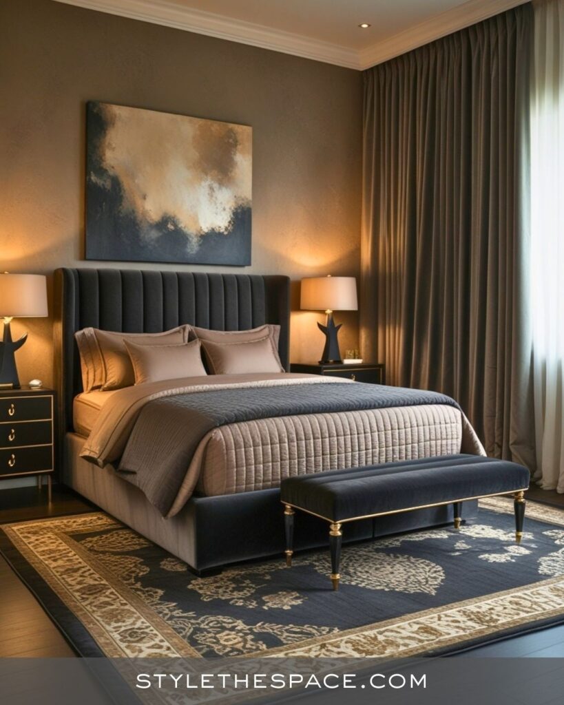 Elegant Beige and Grey Bedroom Inspiration