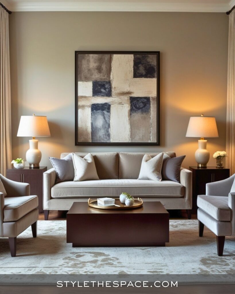 Modern Beige and Grey Living Room Inspiration