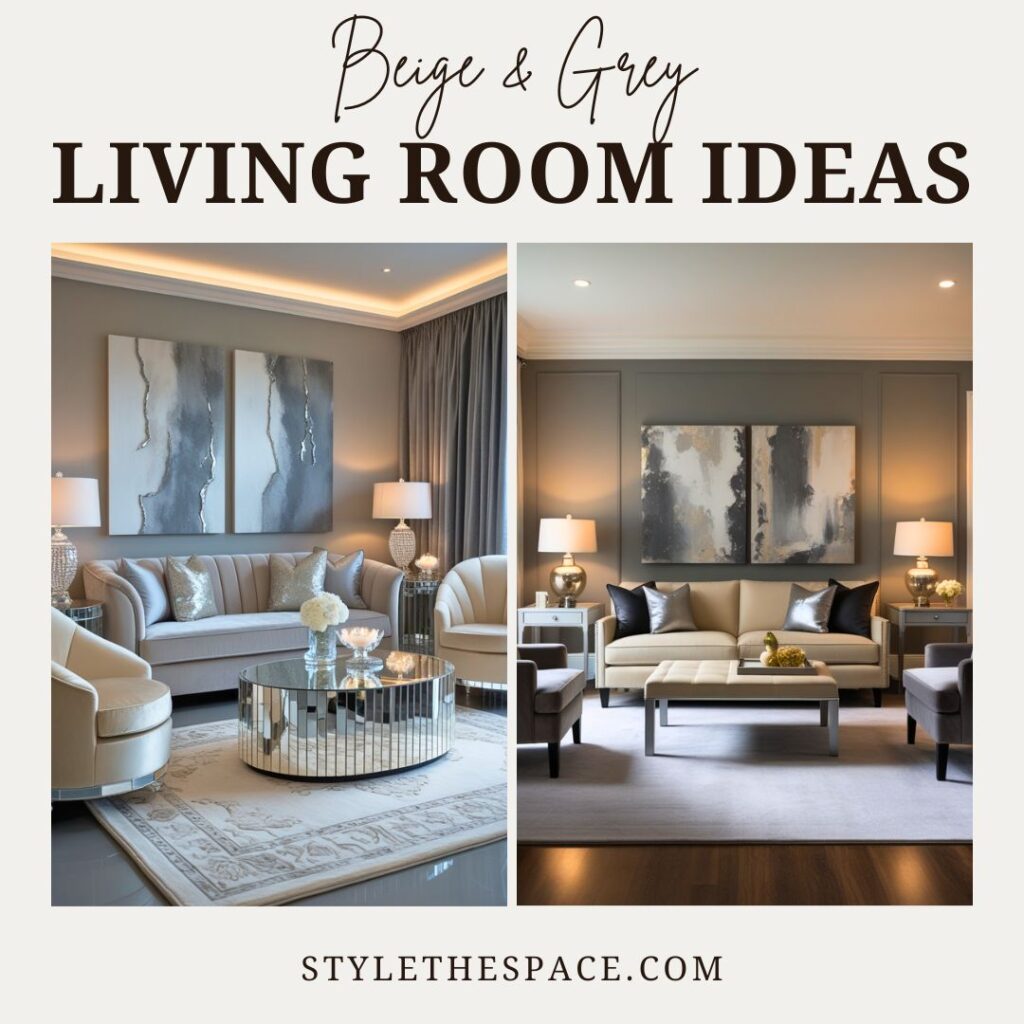 BEIGE AND GREY LIVING ROOM IDEAS