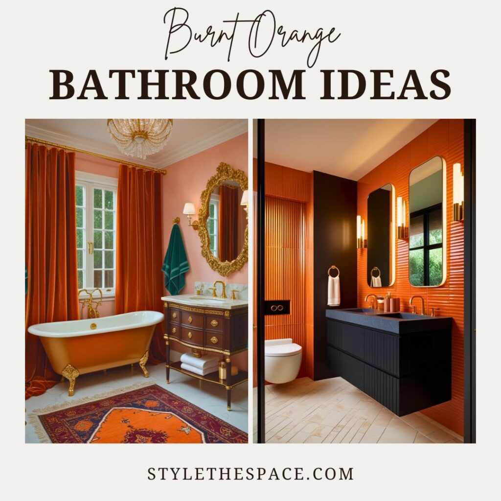 Burnt Orange Bathroom Ideas