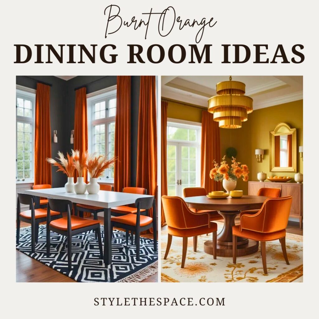 Burnt Orange Dining Room Ideas