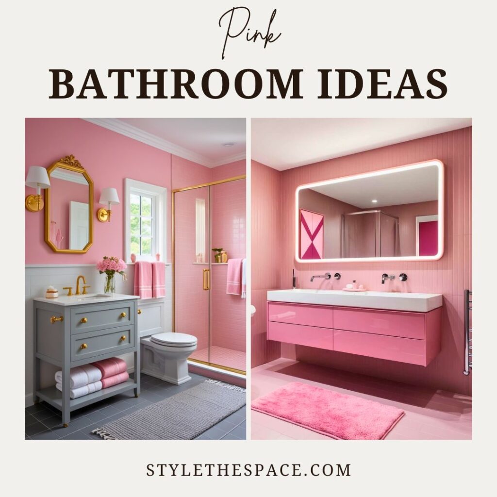 PINK BATHROOM IDEAS