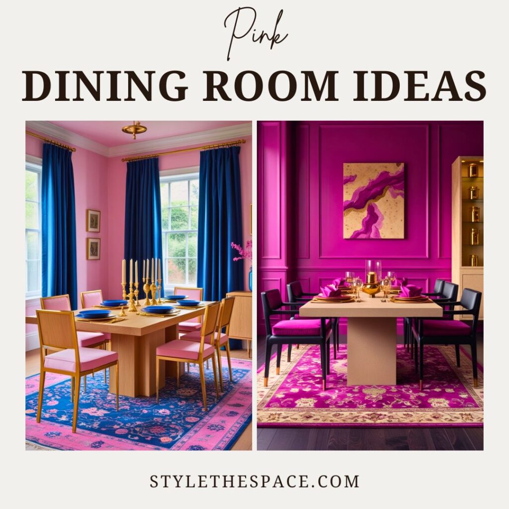 Pink Dining Room Ideas