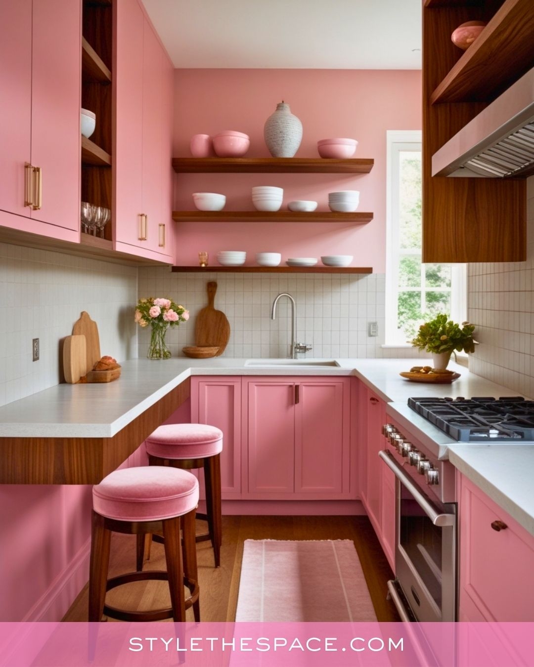 27 Stunning Pink Kitchen Ideas That Bring Style and Color Into Your ...