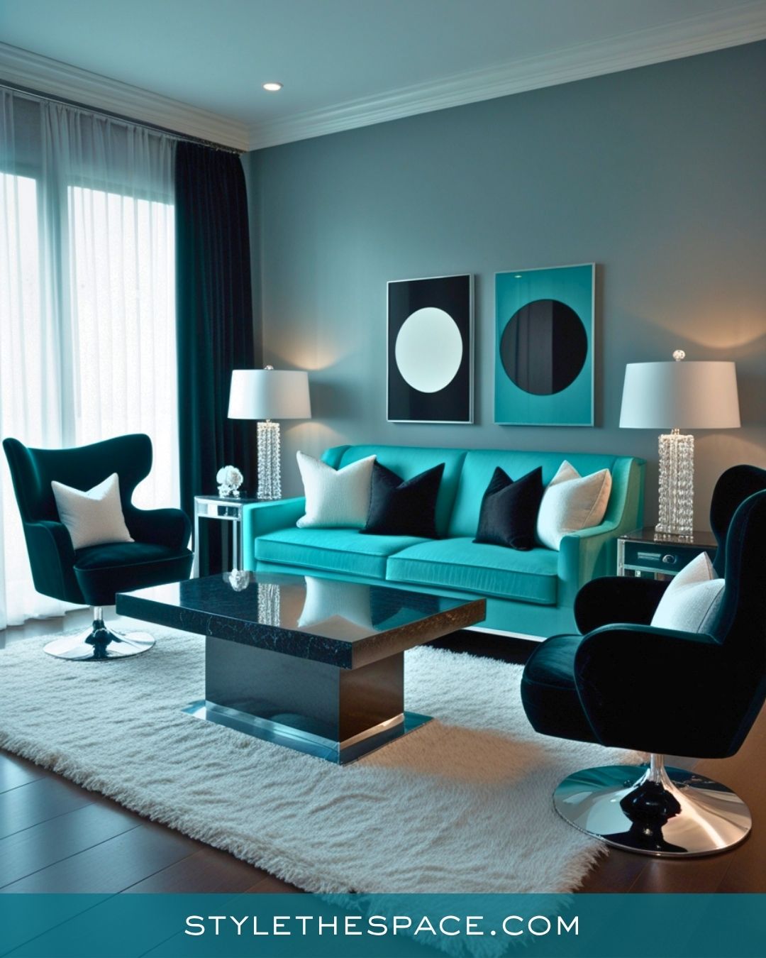 30 Stunning Teal Living Room Ideas That Will Transform Your Space ...