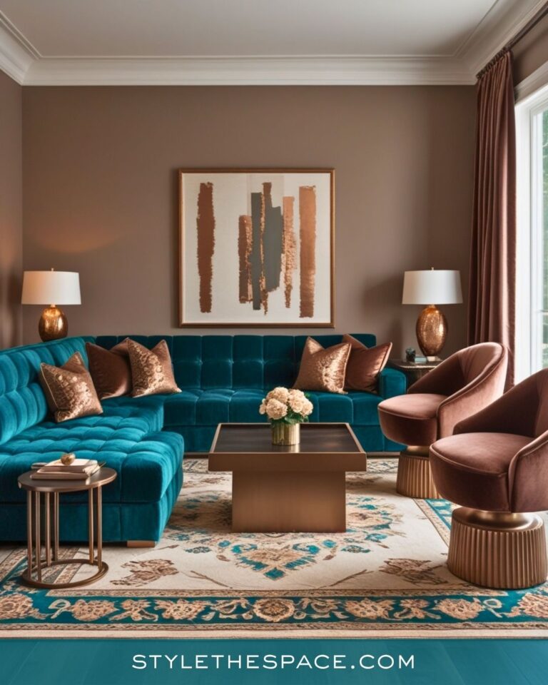 30 Stunning Teal Living Room Ideas That Will Transform Your Space ...