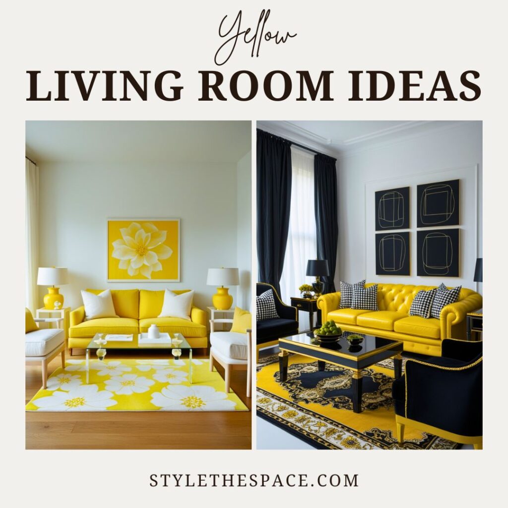 Yellow Living Room Ideas