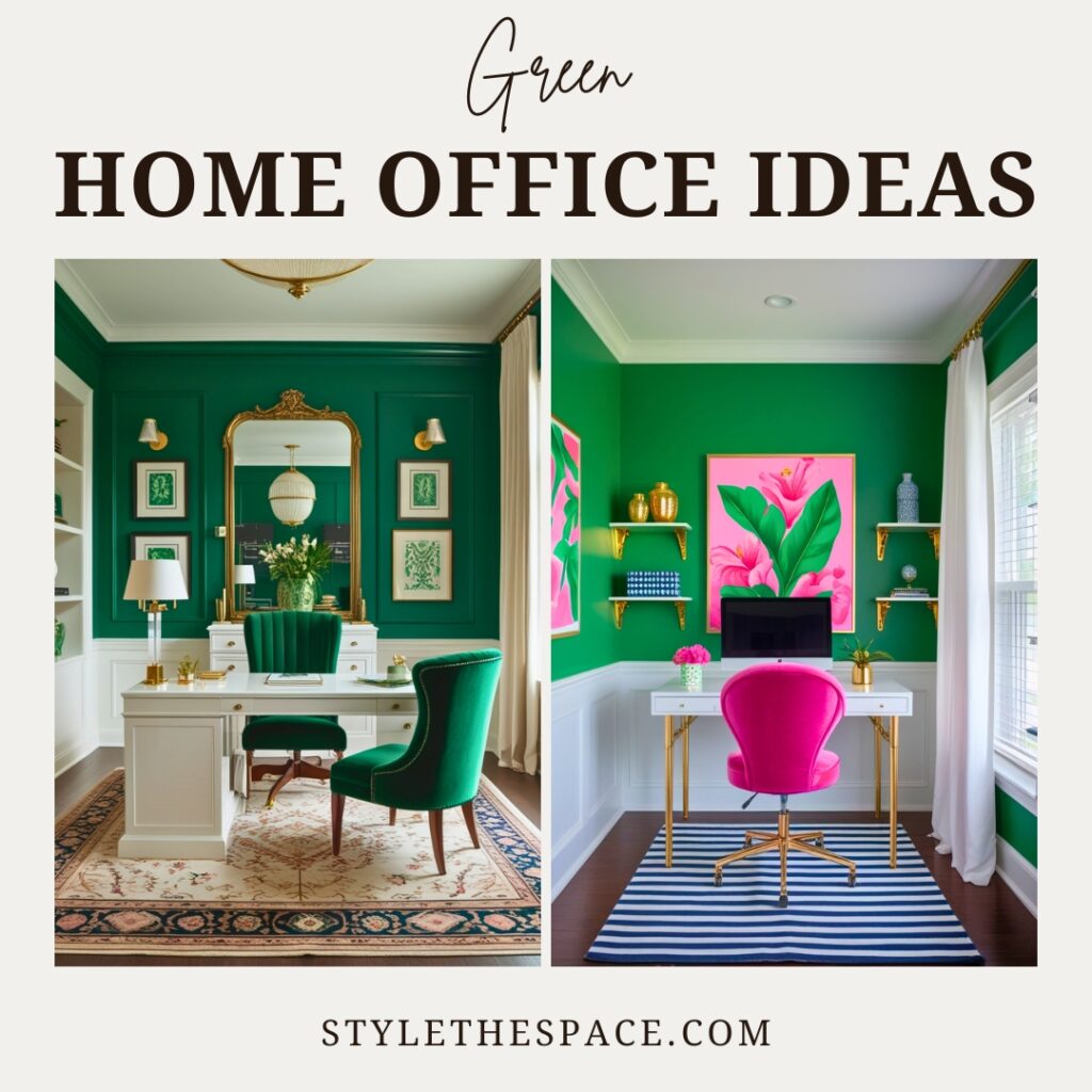 Green Home Office Ideas