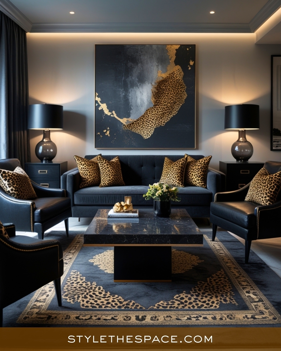 28 Leopard Print Living Room Ideas That Look Stylish and Timeless ...