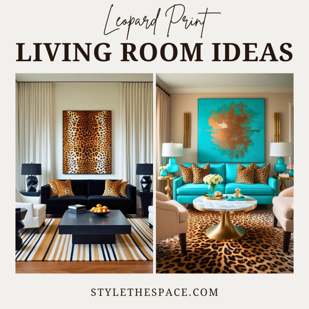 LEOPARD PRINT LIVING ROOM IDEAS