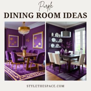 Purple Dining Room Ideas