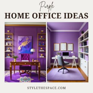 Purple Home Office Ideas