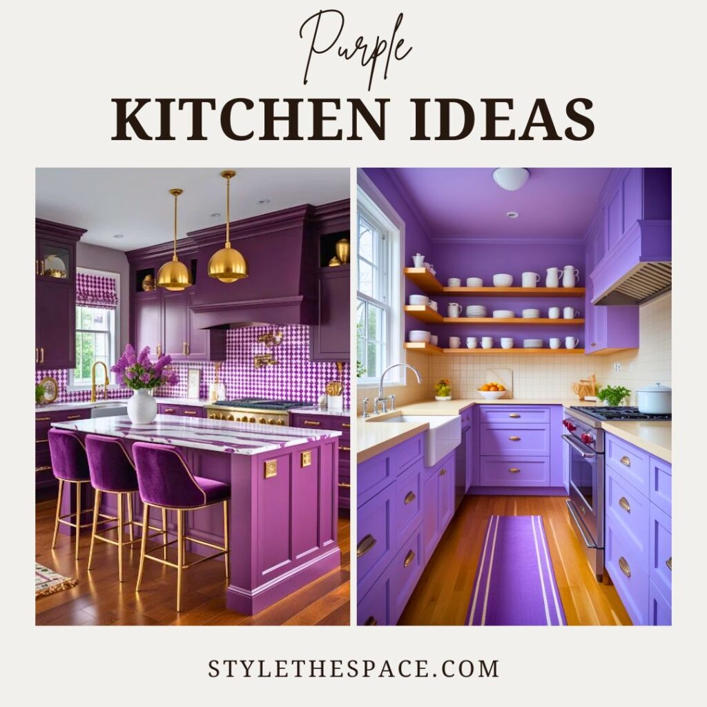 PURPLE KITCHEN IDEAS