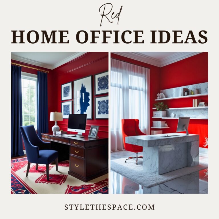 Home Computer Red 28 Red Home Office Ideas That Feel Bold, Stylish, and Surprisingly Easy ...