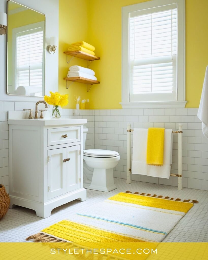 Bright Yellow Bathroom