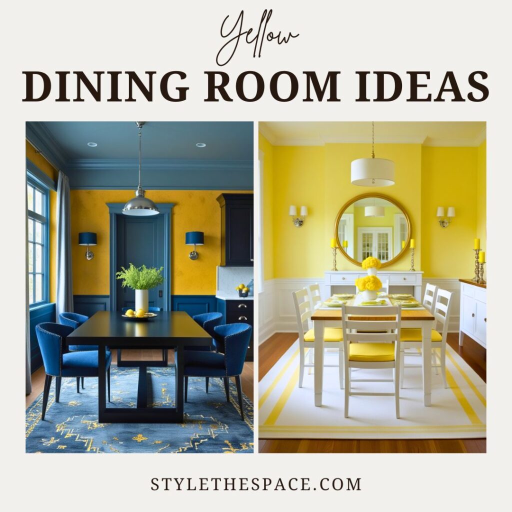 Yellow Dining Room Ideas