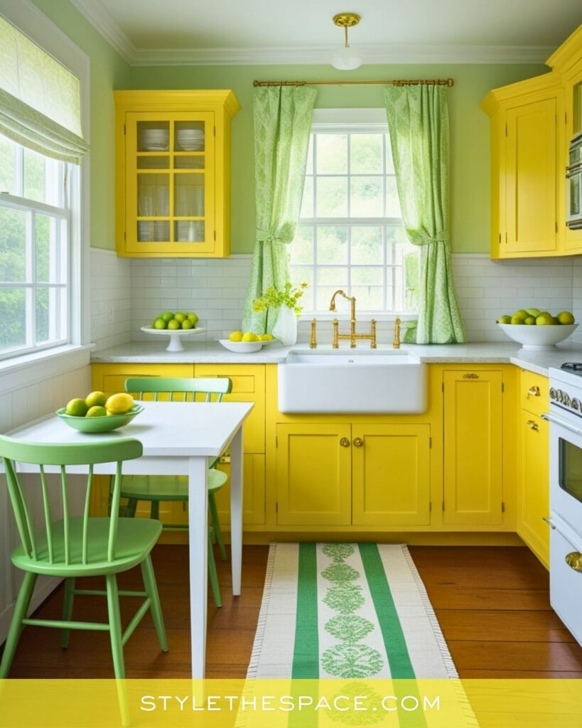 Cheerful Yellow Kitchen