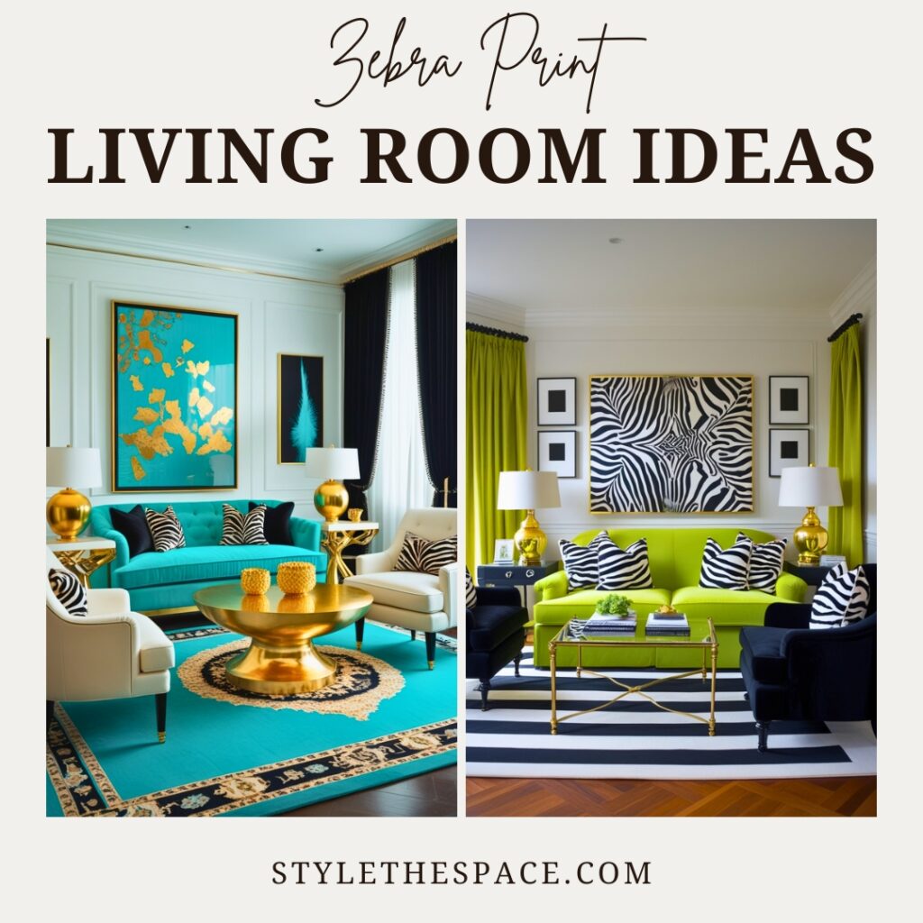 ZEBRA PRINT LIVING ROOM IDEAS
