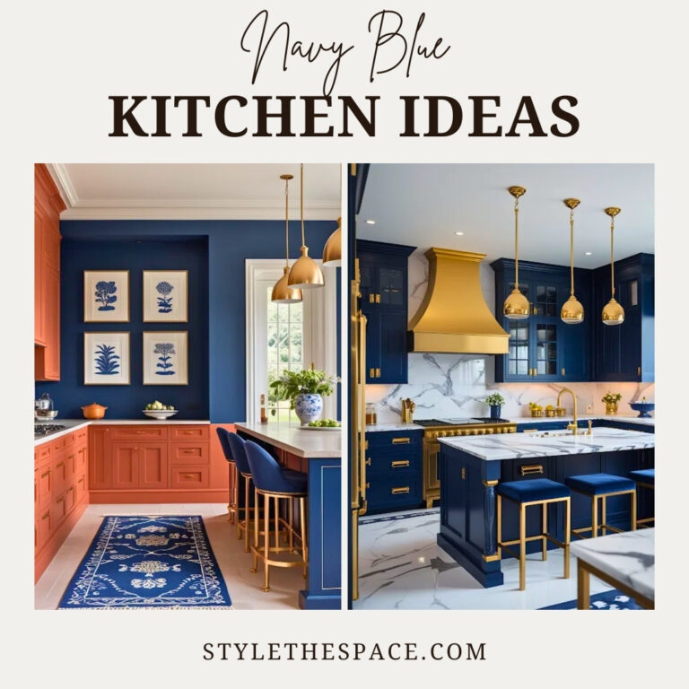 33 Navy Blue Kitchen Ideas That Look Stylish, Timeless, and Inviting ...