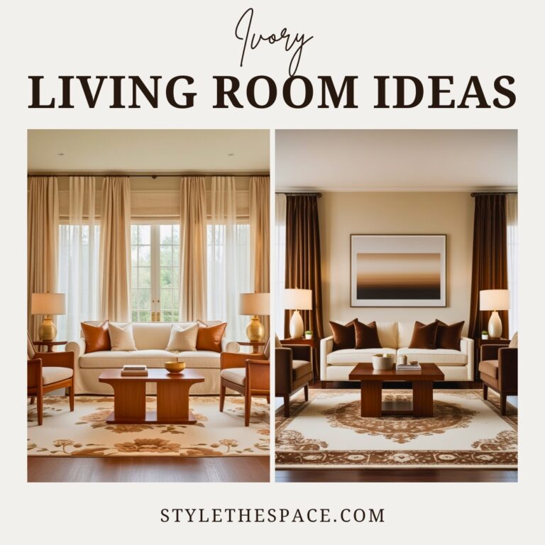 28 Ivory Living Room Ideas That Feel Warm, Elegant, and Timeless ...
