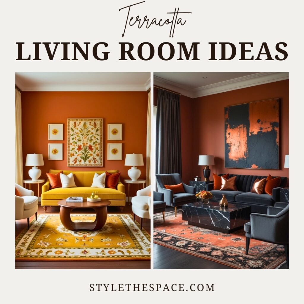 Terracotta Living Room Ideas