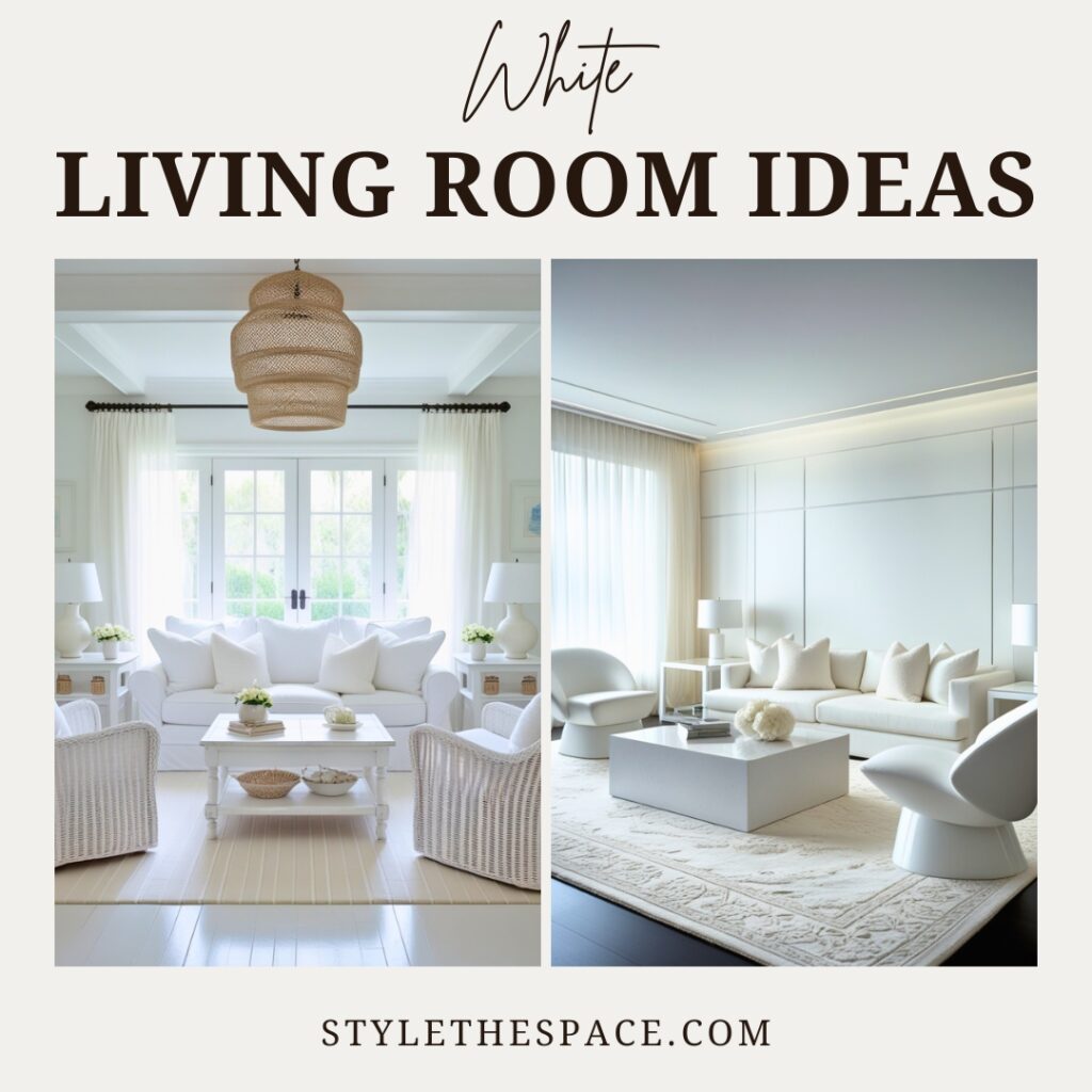 White Living Room Ideas