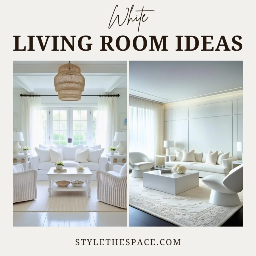 White Living Room Ideas